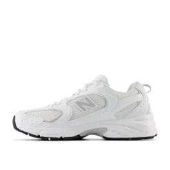Sneakers U530 sintetico e mesh bianco