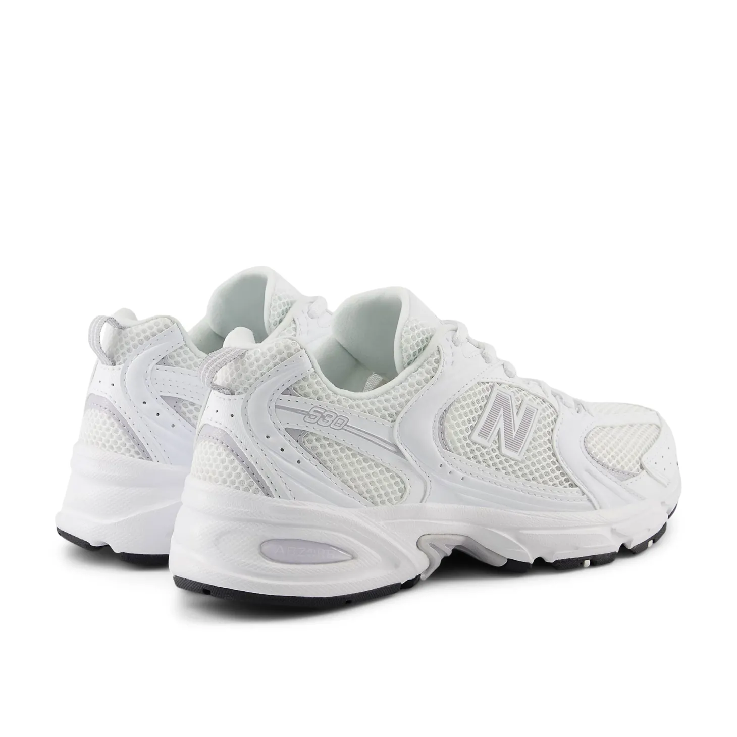 Sneakers U530 sintetico e mesh bianco