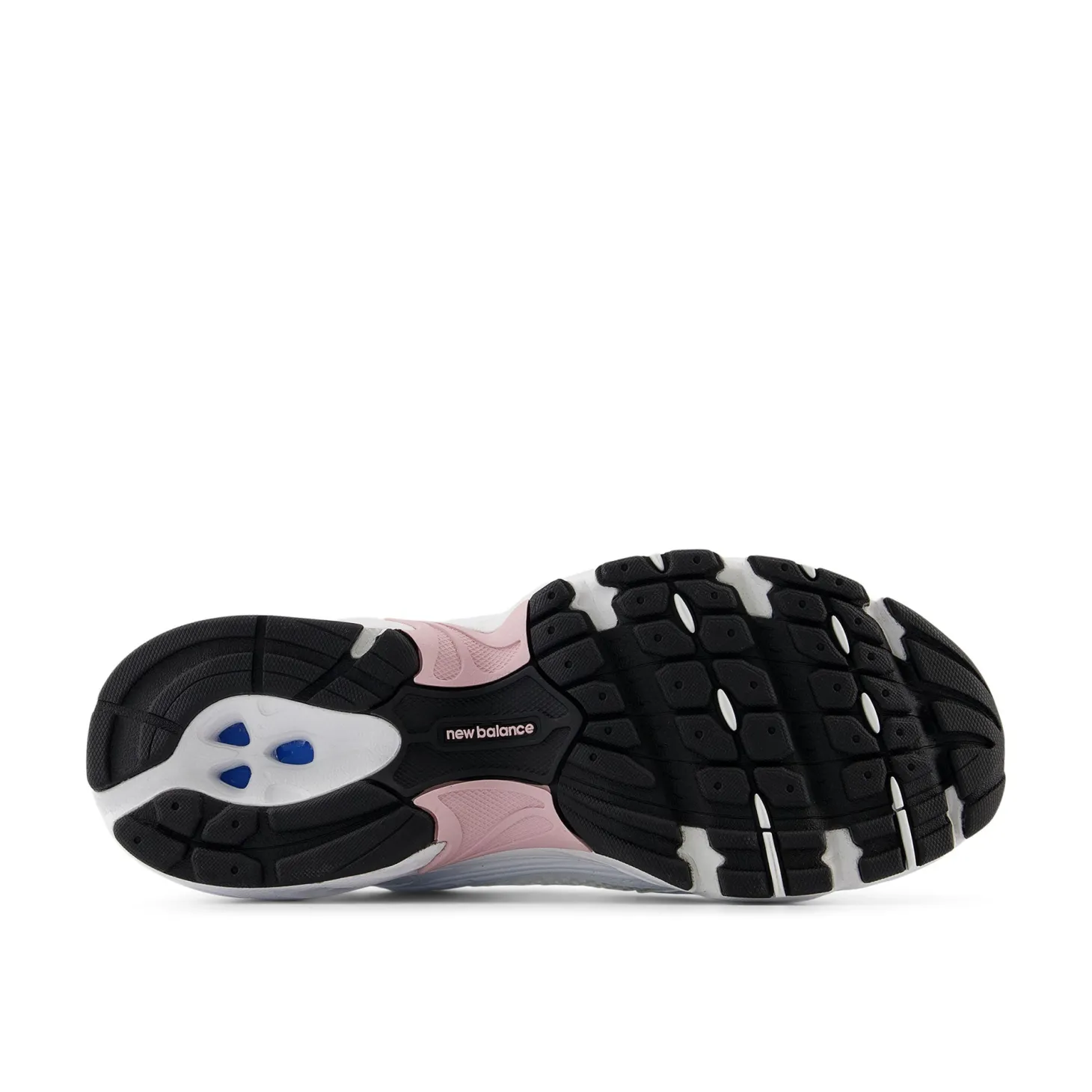 Sneakers U530 sintetico e mesh bianco/rosa