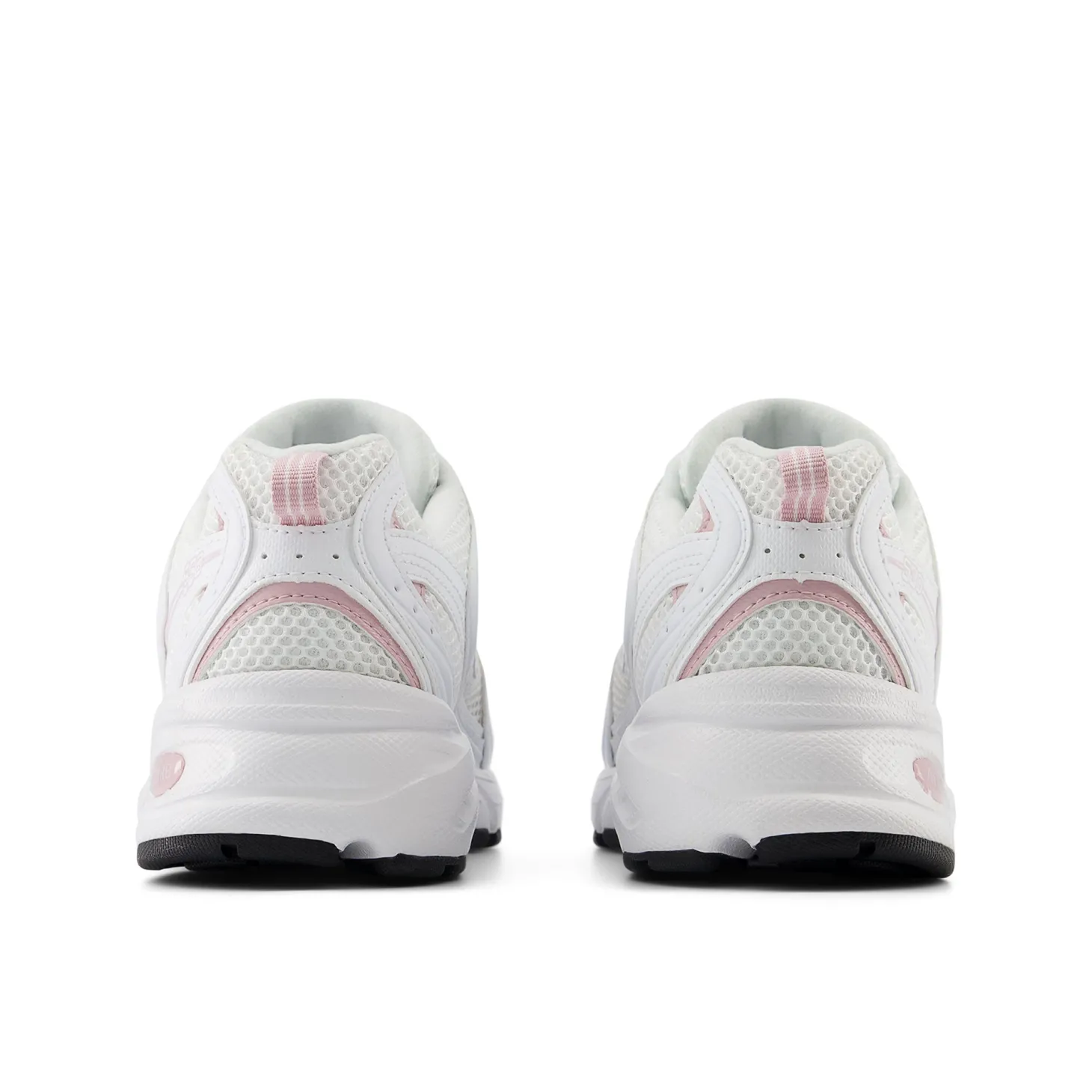 Sneakers U530 sintetico e mesh bianco/rosa