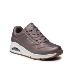 Sneakers uno Rose Bold con intersuola rialzata rosa