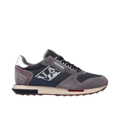 Sneakers Virtus02 suede/nylon blu/grigio