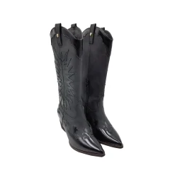 Stivale Devon stile cowboy nero