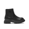 Stivaletti junior bambina in pelle nero