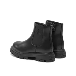 Stivaletti junior bambina in pelle nero