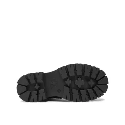 Stivaletti junior bambina in pelle nero