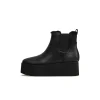 Stivaletti modello Jilaine con zeppa nero