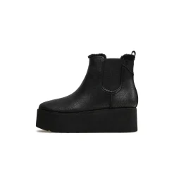 Stivaletti modello Jilaine con zeppa nero