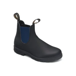 Stivaletto Beatles #1917 black leather nero/navy