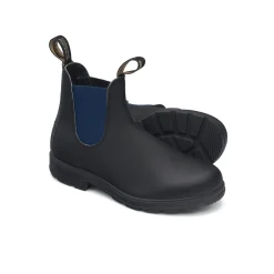 Stivaletto Beatles #1917 black leather nero/navy