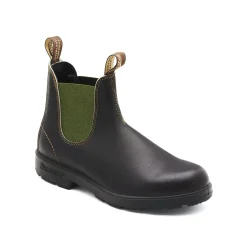 Stivaletto Chelsea #519 marrone/verde