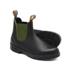 Stivaletto Chelsea #519 marrone/verde