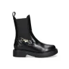 Stivaletto con cuore in metallo nero