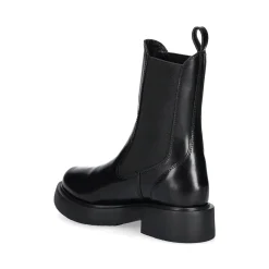 Stivaletto con cuore in metallo nero