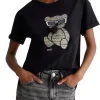 T- shirt manica corta chan bear nero