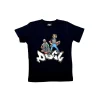 T- shirt manica corta stampa nero