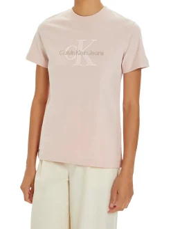 T-shirt a maniche corte Chenille rosa