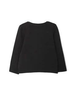 T-shirt a maniche lunghe Guess con stampa Love nero