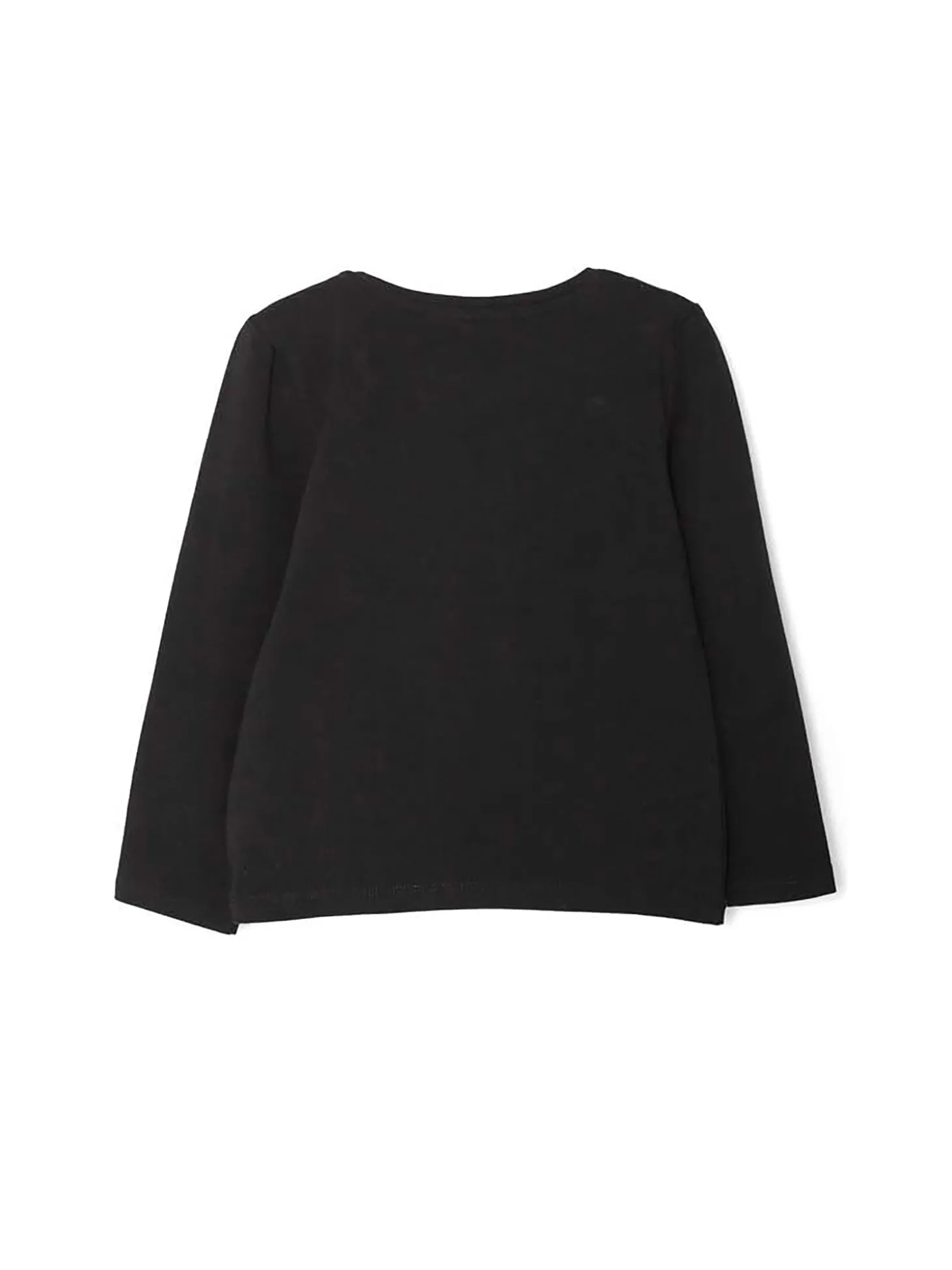 T-shirt a maniche lunghe Guess con stampa Love nero