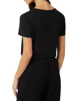 T-shirt basic Briana nero