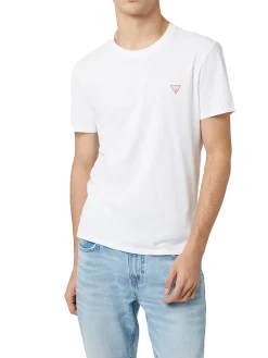 T-shirt basic logo frontale bianco