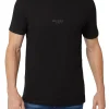 T-shirt basic logo frontale Aidy nero