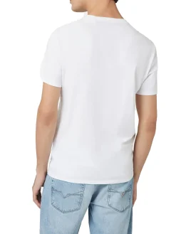 T-shirt basic logo frontale bianco