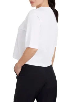 T-shirt Boxy Aurelie bianco