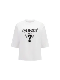 T-shirt Boxy Aurelie bianco