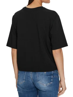 T-shirt Boxy Aurelie nero