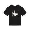 T-shirt con grafica astratta nero