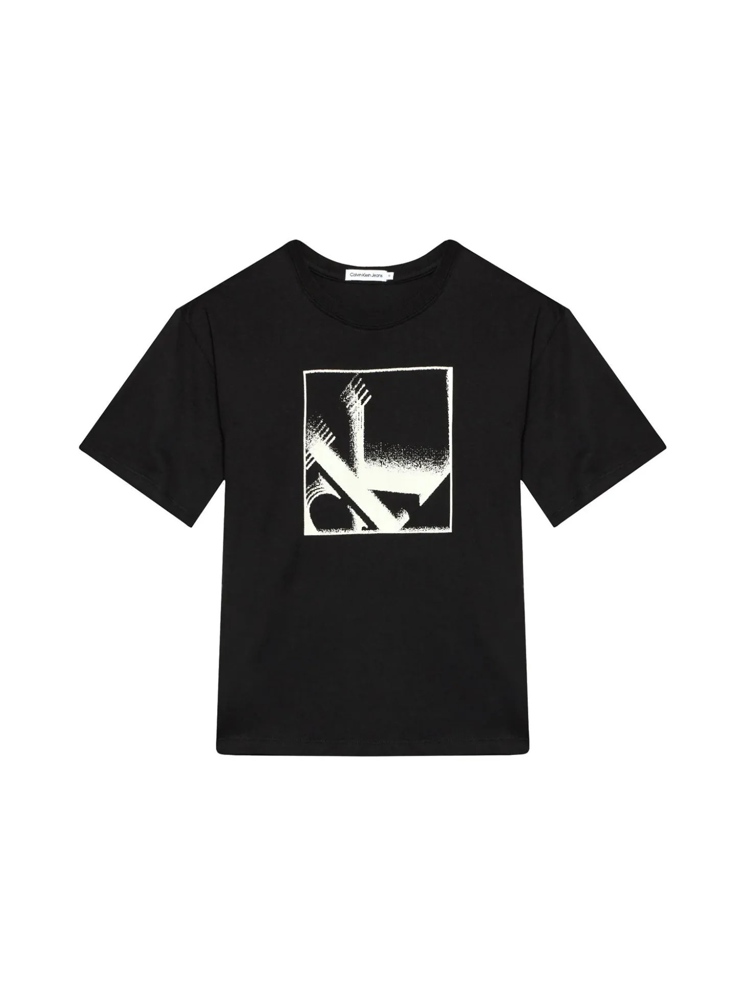 T-shirt con grafica astratta nero