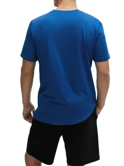 T-Shirt grafica fiamme in jersey
