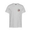 T-shirt Iconica logo crest panna