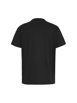 T-shirt Iconica logo crest nero