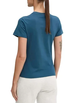 T-shirt Julia Rhinestone blu