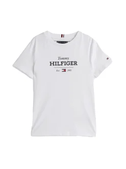 T-shirt kids 1985 Collection con logo bianco