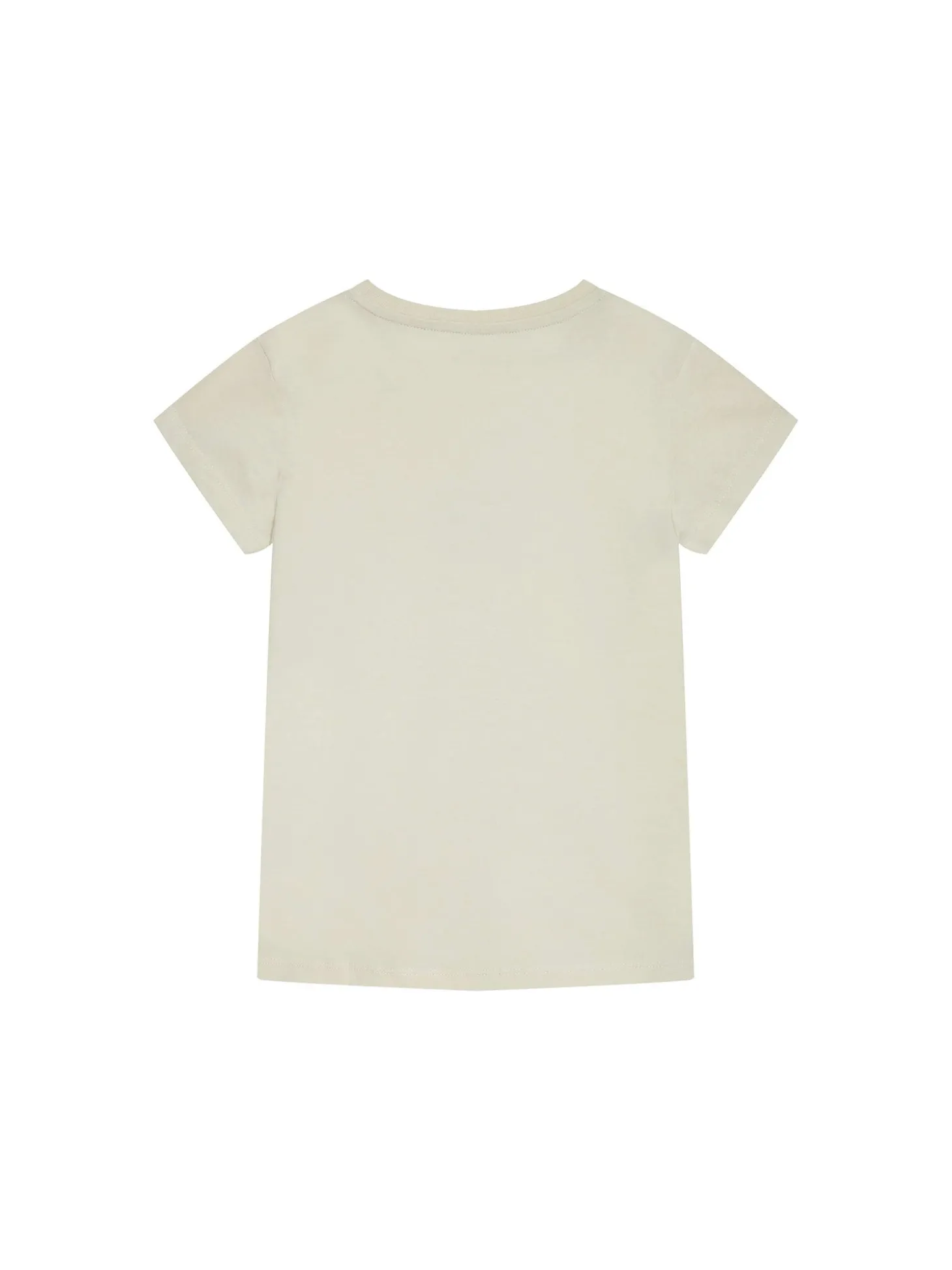 T-shirt kids slim fit logo handwriting panna