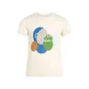 T-shirt kids stampa grafica multicolor panna