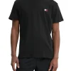 T-shirt logo badge regular fit nero