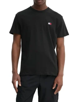 T-shirt logo badge regular fit nero