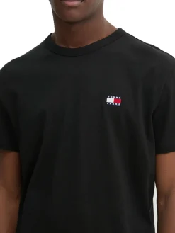T-shirt logo badge regular fit nero
