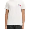 T-shirt logo bandiera heritage bianco