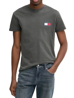 T-shirt logo bandiera heritage antracite