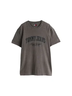 T-shirt logo varsity vintage antracite
