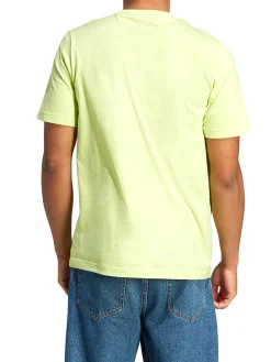 T-shirt manica corta con stampa logo lime
