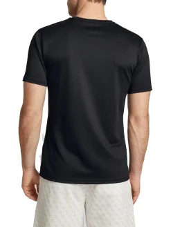 T-shirt manica corta in tessuto tecnico nero