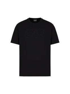 T-shirt manica corta logo embro nero