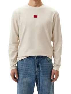 T-Shirt manica lunga in jersey
