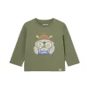T-shirt manica lunga interattiva verde
